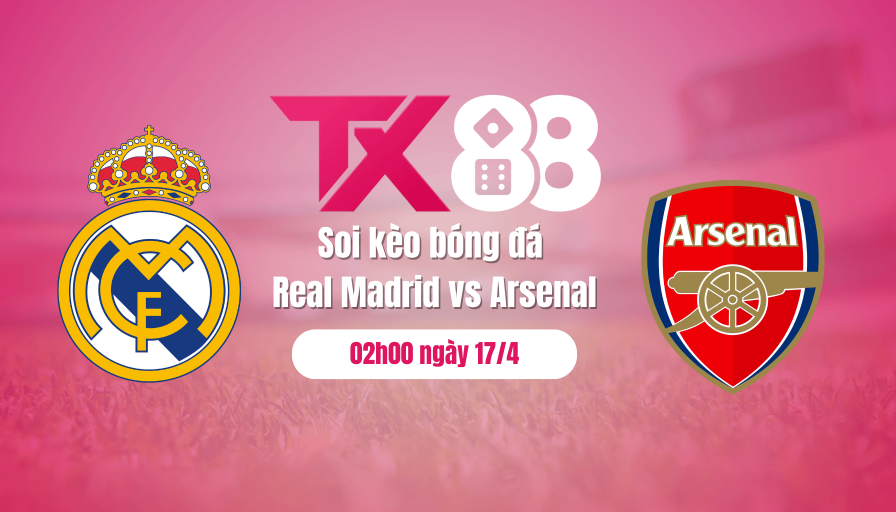 TX88 Soi kèo bóng đá Real Madrid vs Arsenal, 02h00 ngày 17/4: Pháo thủ húc đổ cổng Hoàng gia